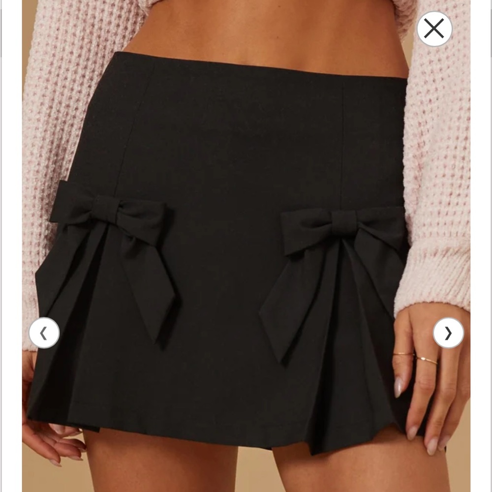 Florence Bow Mini Skort - Picture 2 of 6